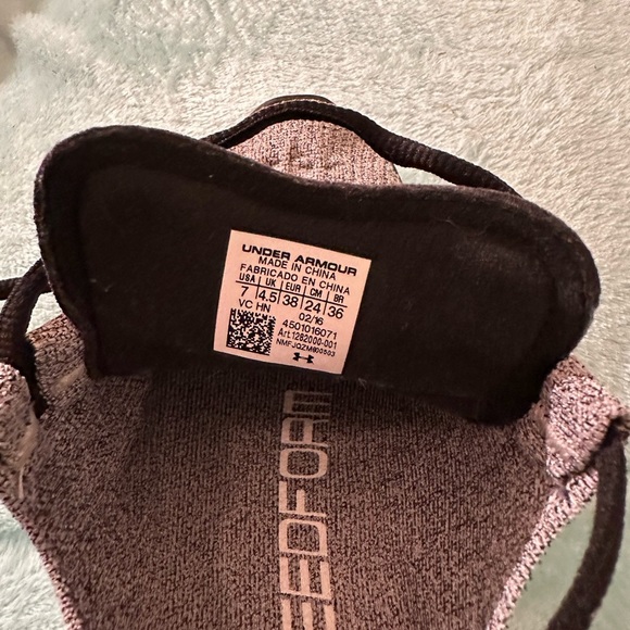 Under Armour Women's Gray Athletic Shoes - Picture 5 of 8